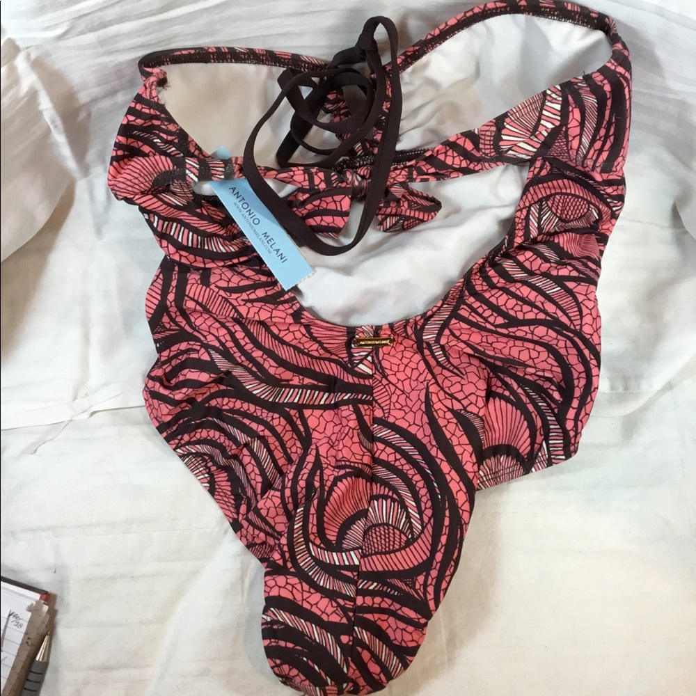 Antonio Melani one piece swimsuit, size S, padded bra, NWT, - Picture 2 of 2